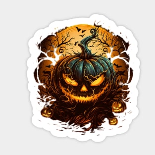 Evil Pumpkin Sticker